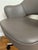 Authentic 2019 Knoll Eero Saarinen Executive Swivel-Tilt Desk Chair in Cadet Grey Volo Leather For Sale In Boston - Image 6 of 11