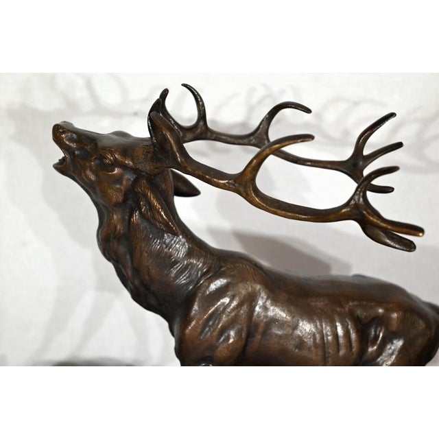 JB. Mêne, Animal Group, Late 1800s, Bronze For Sale - Image 6 of 18