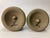 Fabulous teal colored pottery salt and pepper shakers. One is slightly larger than the other to obviously differentiate...