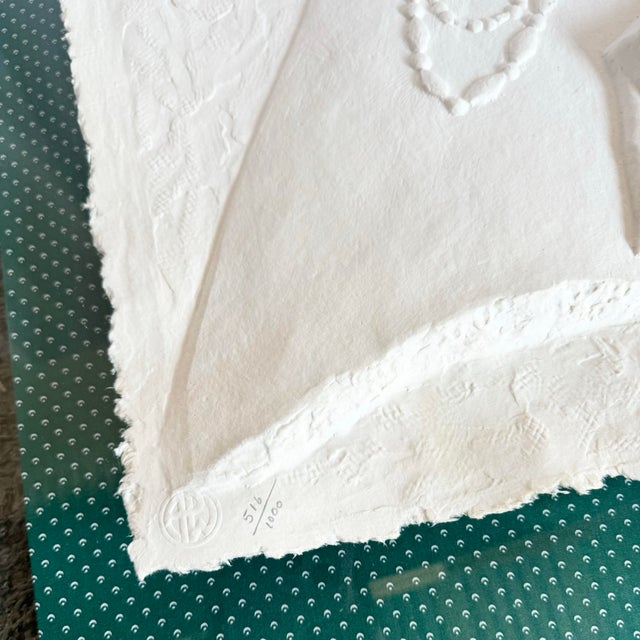 Plastic Art Deco Signed Cast Paper “Sophisticated Lady” by David Fisher 516/1000 For Sale - Image 7 of 10