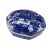 A porcelain trinket box painted in flowing cobalt and white, its glaze creating soft transitions of color that recall the...