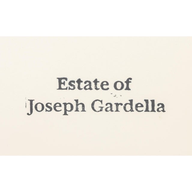 Paper Joseph Lawrence Gardella Geometric Mixed Media For Sale - Image 7 of 7