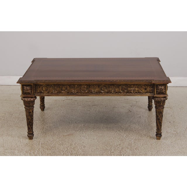 EJ Victor Ej Victor Historic Mansions Large Coffee Table For Sale - Image 4 of 15