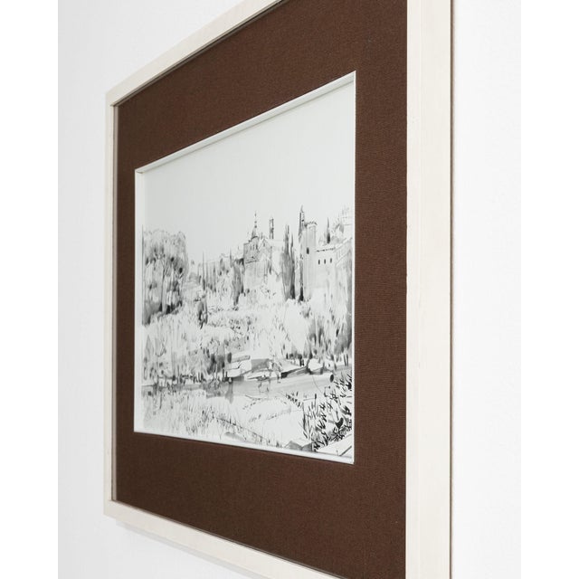 Mid 20th Century France Brown Wood Painting For Sale In Greensboro - Image 6 of 15