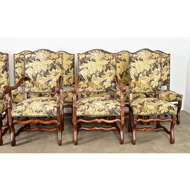 French 19th Century Set of Ten Os de Mouton Dining Chairs For Sale - Image 13 of 14