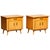 Scandinavian Nightstands or Bedside Tables in Elm, 1940s, Set of 2 For Sale - Image 13 of 13