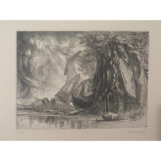 Riccardo Tommasi Ferroni, Crash d'Avion, 1970s, Etching For Sale