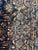 Late 20th Century Navy Blue Persian Antique Kashan For Sale - Image 9 of 12