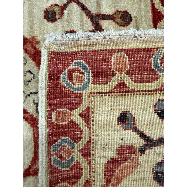 5ft X 7ft 10in Yildiz Suzani Hand Knotted Area Rug For Sale - Image 4 of 12