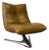 Rare Early Production 'Unicorn' Leather Lounge Chair by Vladimir Kagan, C 1960s For Sale
