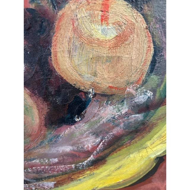 This artwork is an authentic modernist oil painting by American artist Victor Thall (1902- 1983) which serves as a rare,...