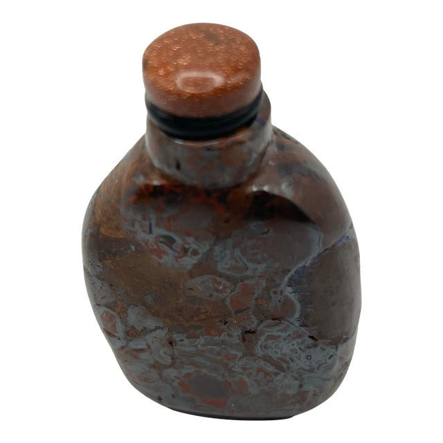 Vintage Brecciated Jasper Snuff Bottle For Sale