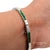 Platinum 950 Custom Made Natural Diamond and Emerald Bezel Tennis Bracelet For Sale - Image 10 of 12
