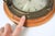 Vintage Brass and Wood Quartz Porthole Ship’s Clock For Sale In Milwaukee - Image 6 of 9