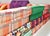 Large Mah Jong Sofa in Original Fabric attributed to Hans Hopfer for Roche Bobois, 1980s, Set of 35 For Sale - Image 13 of 18
