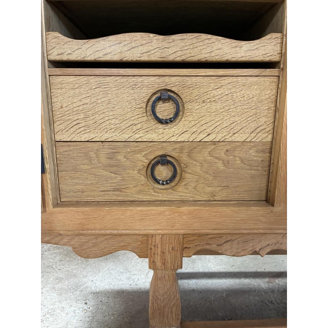 Oak Credenza in the style of Kjærnulf, 1970s For Sale - Image 11 of 14