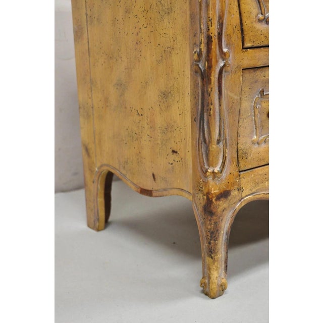 Vintage Italian Salesman Sample Louis XV Commode Jewelry Box Miniature Chest For Sale - Image 9 of 11
