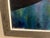 Vintage Oil Painting on canvas of whales swimming. Beautiful colors of blue/green ocean with white foam type bubbles...