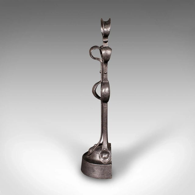 Early 20th Century Antique Arts & Crafts Door Stop, English, Wrought Iron, After Liberty, Victorian For Sale - Image 5 of 9