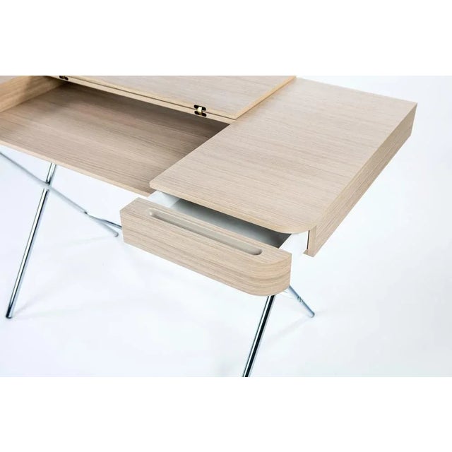 Early 21st Century Cosimo Desk with Natural Oak Veneer Top by Marco Zanuso Jr. for Adentro, 2023 For Sale - Image 5 of 8