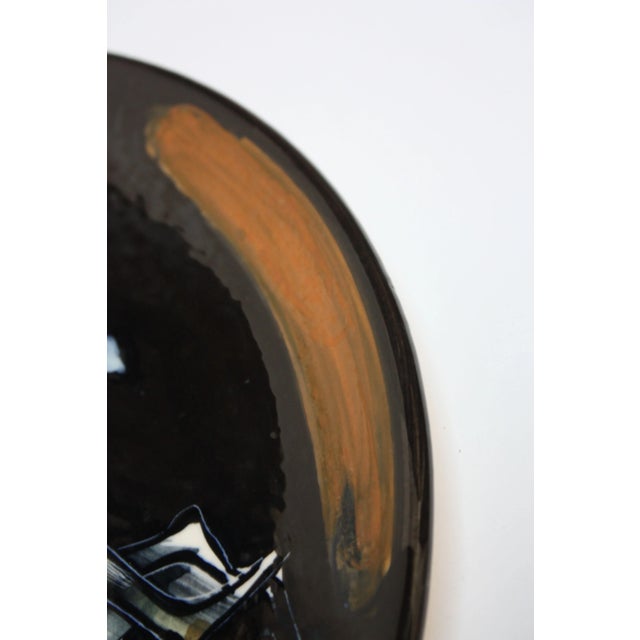 1950s 1950s Italian Ceramic Charger by Luciano Rumi For Sale - Image 5 of 13