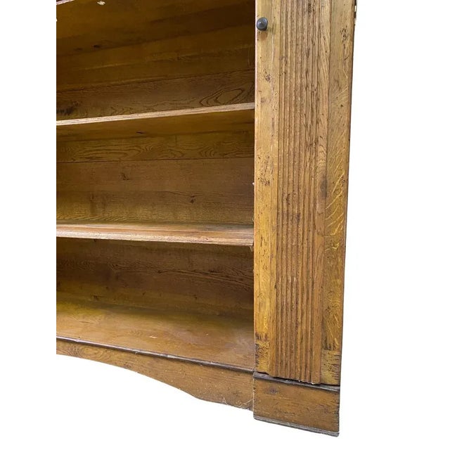 Large Vintage French Oak Shelf, 1990s For Sale - Image 4 of 11