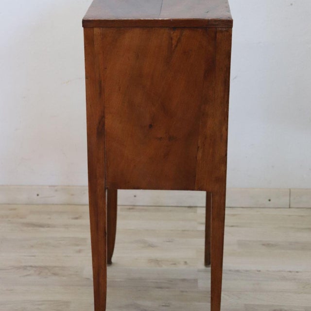 Antique Walnut Nightstand, Early 1700s For Sale - Image 12 of 17