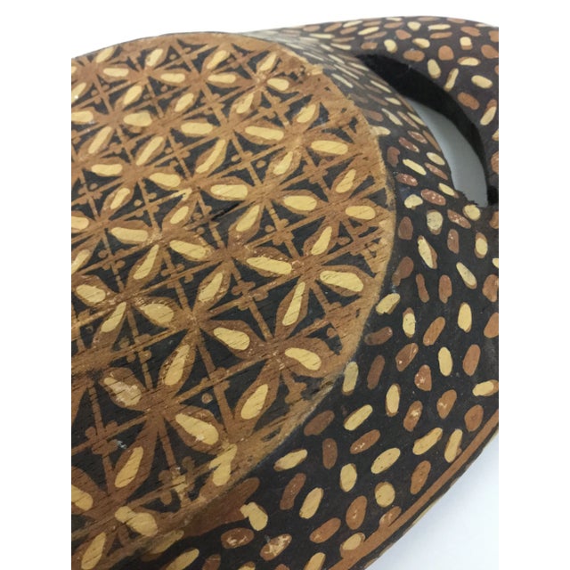 Hand Painted Wooden Trinket Plate For Sale - Image 10 of 11