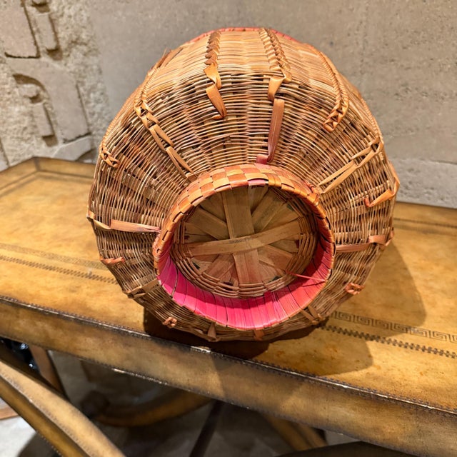 Decorative Vintage Woven Basket After Mimura Chikuho For Sale - Image 13 of 13