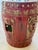 Chinoiserie Vintage Oxblood Red Chinese Ceramic Glazed Garden Stool With Pierced Detailing For Sale - Image 3 of 12