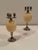 Silver Plate & Ostrich Egg Candlesticks -a Pair For Sale - Image 11 of 14