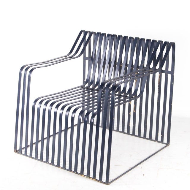 Vintage Metal Armchairs, 1970s, Set of 2 For Sale - Image 9 of 18