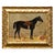 Illustration “Vintage Equestrian” Reproduction Giclee Prints (Set of All 4) in Ornate Gold Frames For Sale - Image 3 of 6