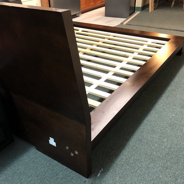 Crate & Barrel Asher Queen Platform Bed For Sale In San Francisco - Image 6 of 11