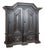 19th Century Danish Baroque Oak Large Black Painted Armoire For Sale