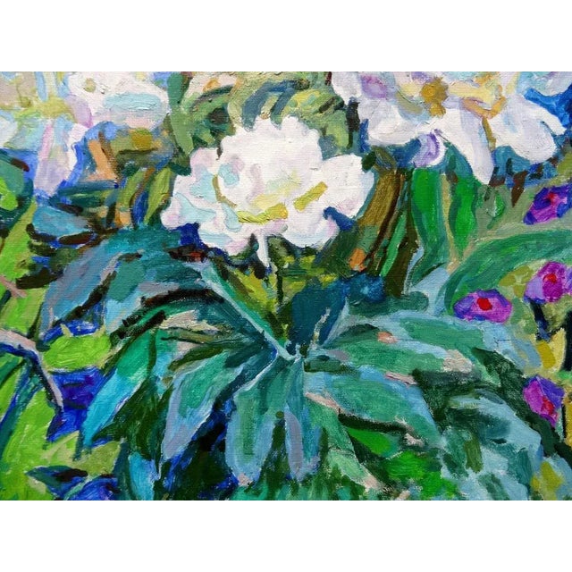 Valiahmetov Amir Hasnulovitch, Poppies and Peonies, 1985, Oil on Canvas For Sale - Image 3 of 10