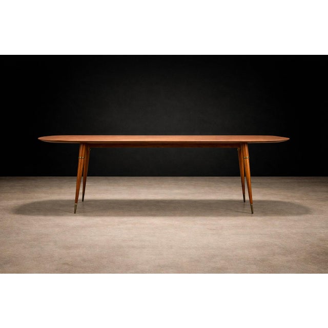 Brazilian Caviúna Dining Table for Eight Attributed to Giuseppe Scapinelli, Brazil, 1950s - Lot 648 For Sale - Image 10 of 12