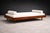 1950s Giuseppe Scapinelli Floating Daybed in Solid Caviúna Wood With Off-White Alpaca Bouclé Upholstery, Brazil, 1950s For Sale - Image 5 of 17