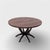 Late 20th Century Chet Beardsley for Living Designs Round Dining Table, Mid-Century Modern, Mid-Century For Sale - Image 5 of 18