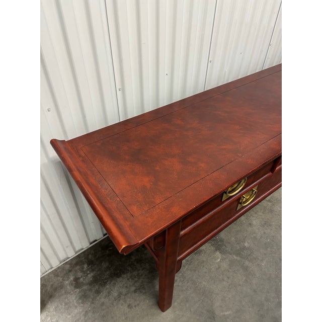Chinoiserie Chinoiserie Pagoda Style Sideboard For Sale - Image 3 of 11