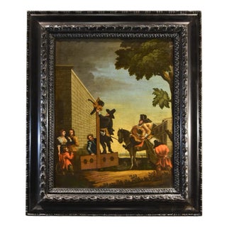 Samuel Butler Hogarth, Hudibras Triomphante, 1700s, Oil on Canvas For Sale