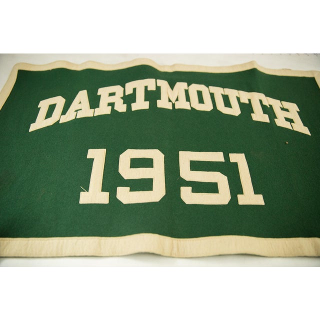 Vintage Dartmouth 1951 Felt Banner Chairish