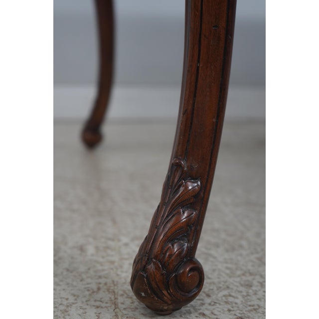 Theodore Alexander Althorp Collection Leather Top Partners Desk For Sale - Image 11 of 17