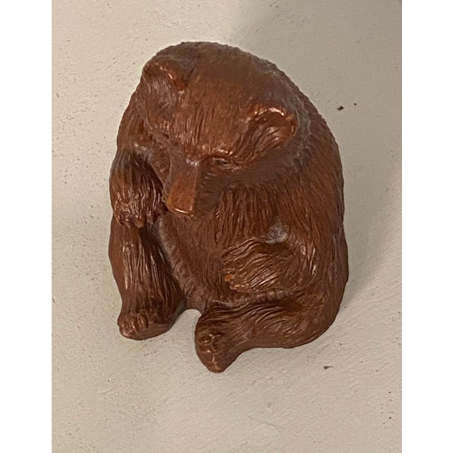 Pecan Shell & Resin Bear of Red Mill Mfg Chairish