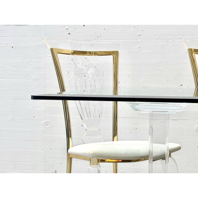 Vintage Table and Chairs by Fabianart for Vereinigte Werkstätten, 1980s, Set of 7 For Sale - Image 13 of 18