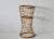 1990s Vintage Italian Style Wicker Floor Basket Plant Stand For Sale - Image 5 of 6