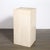 1970s Mid-Century Modernist Rectilinear Minimal Travertine Pedestal For Sale - Image 5 of 11