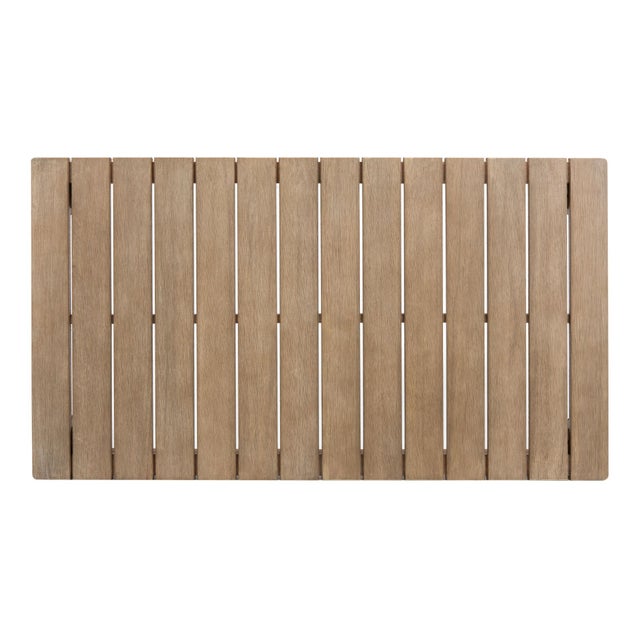 2020s Martinique Wood Patio Coffee Table, Natural For Sale - Image 5 of 10