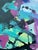 "Beach Days" Large Coastal Modern Statement Painting in Aqua and Teal With Magenta Accents For Sale In Austin - Image 6 of 13