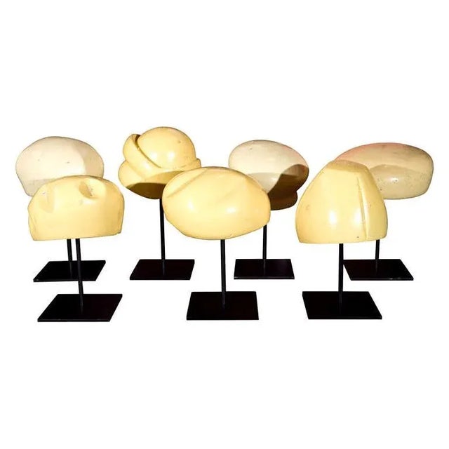 Set of Seven German Hat Forms For Sale - Image 11 of 11